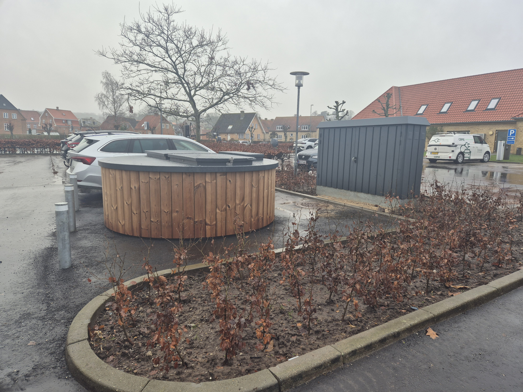 Regnvandspumpestation. Foto. Ren Forsyning Mariagerfjord.