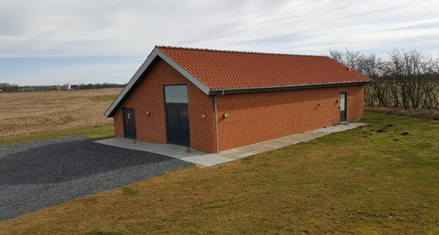 Skellerup Vandværk. Foto: Ren Forsyning Mariagerfjord.