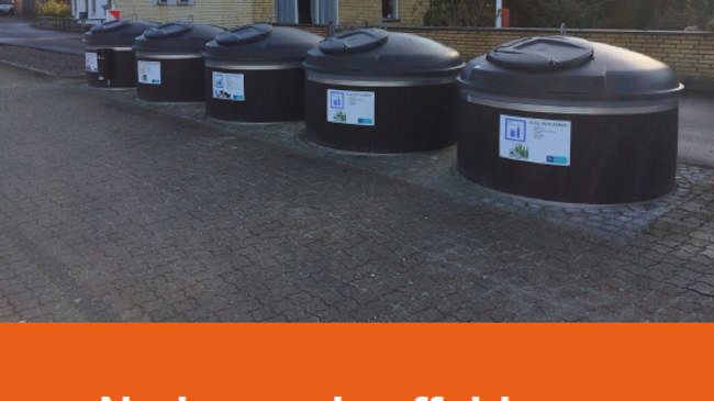 Nedgravede affaldsløsninger. Foto: Ren Forsyning Mariagerfjord.