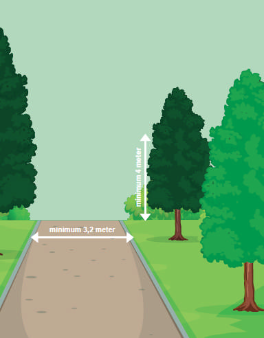 Person der skovler sne.