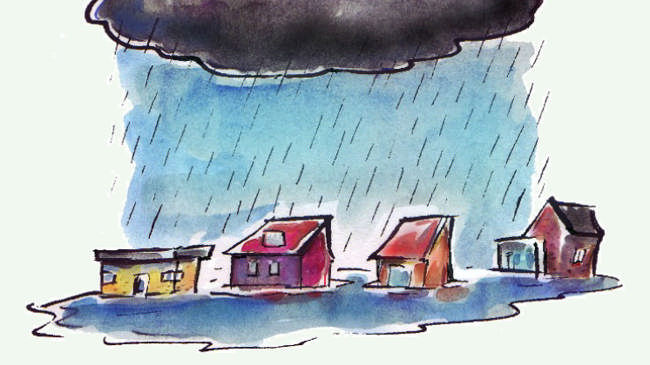 Forsideillustration til brochure.